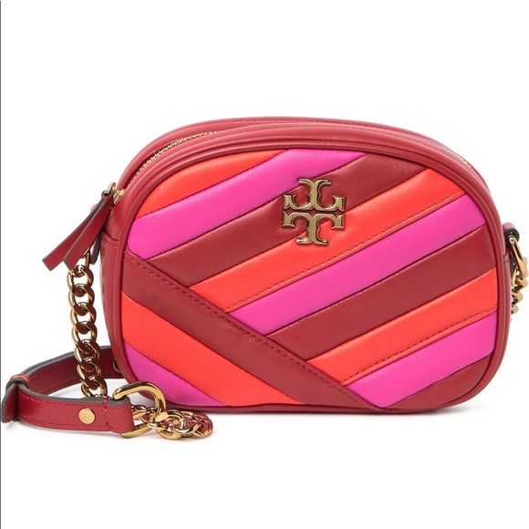 🔥LAST ONE!!!🔥TORY BURCH Kira Chevron colorblock camera bag